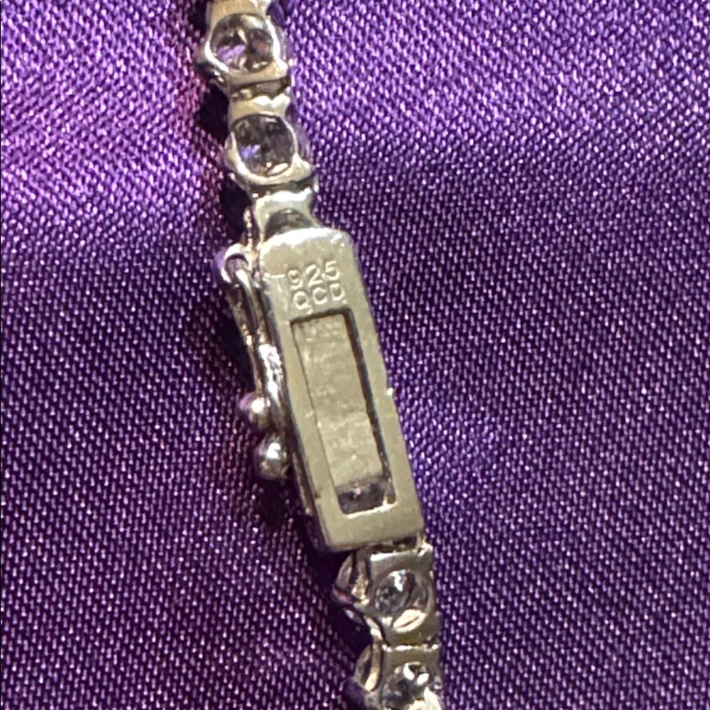 NWT 16” Swarovski Silver Crystal Necklace - Picture 12 of 12